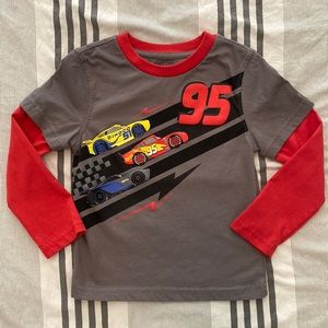 Disney Lightening McQueen Long Sleeve Shirt XS (4)
